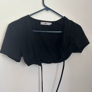 Tie in the front crop top